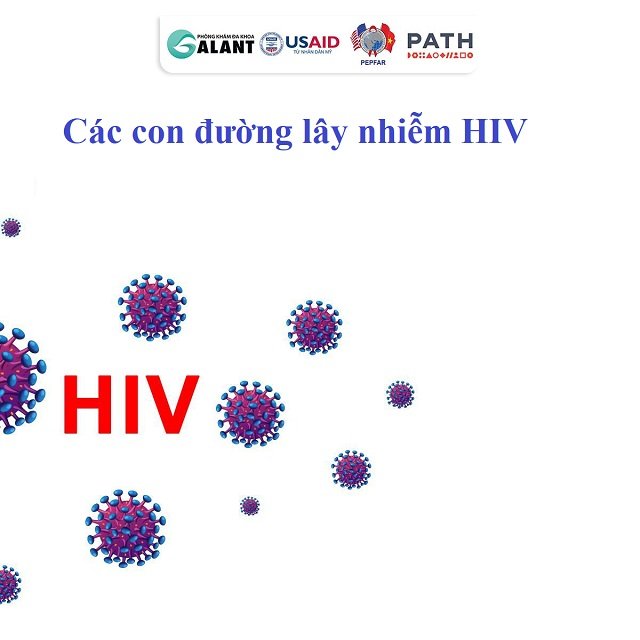 Các con đường lây nhiễm bệnh HIV
