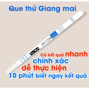 Que thử bệnh giang mai được sử dụng để test nhanh sự hiện diện của xoắn khuẩn nguy hiểm