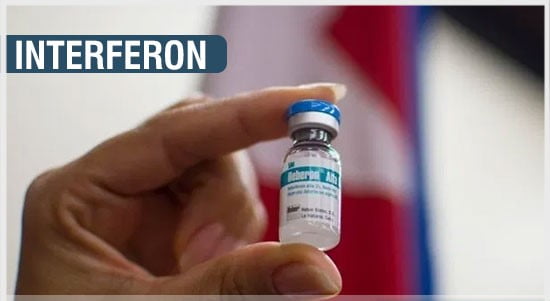 Interferon sẽ được sản sinh trong trường hợp nhận thấy các tác động nguy hại do virus