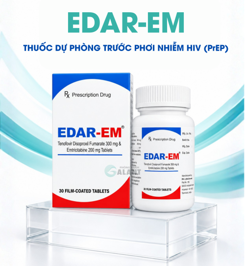 EDAR EM 200/300 – 30 viên – PrEP dự phòng HIV