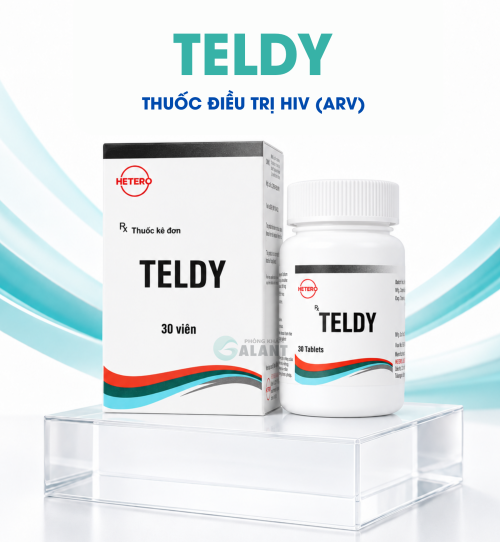 HETERO 50/300/300mg – 30 viên – Điều trị HIV (ARV)