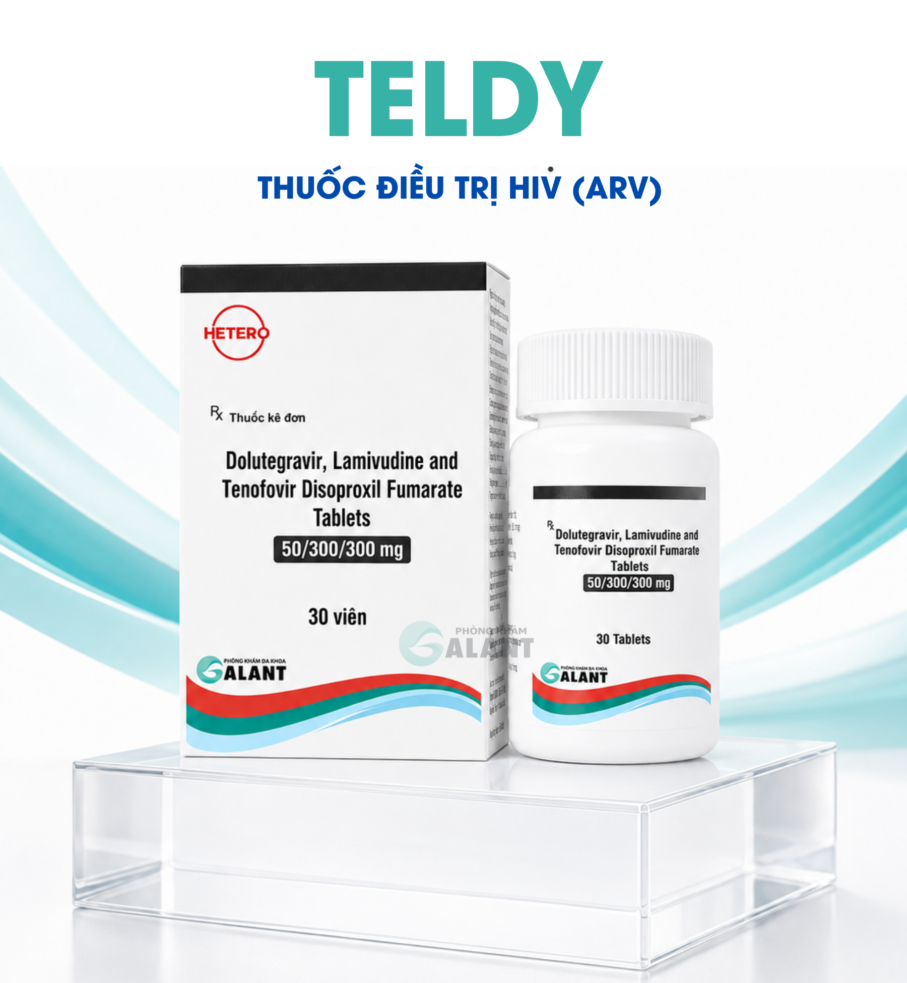 ARV Hetero là gì? Thành phần TLD 50/300/300 mg, cách sử dụng và lưu ý